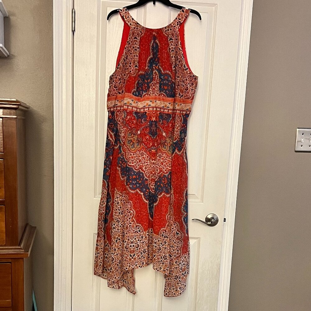 Boho Dress- Handkerchief Hem- Studio One Brand
